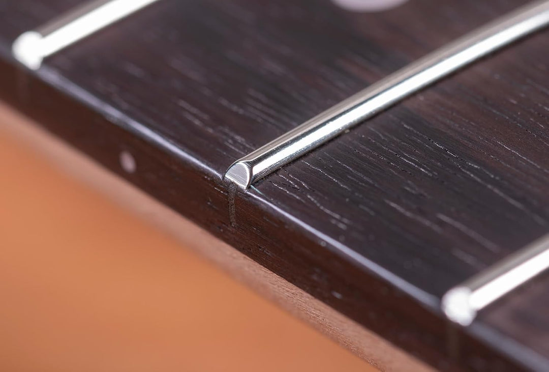 StewMac Fret End Dressing File (1175) Abrichtfeile für Gitarrenbünde zum Abrunden, Formen und Entgra