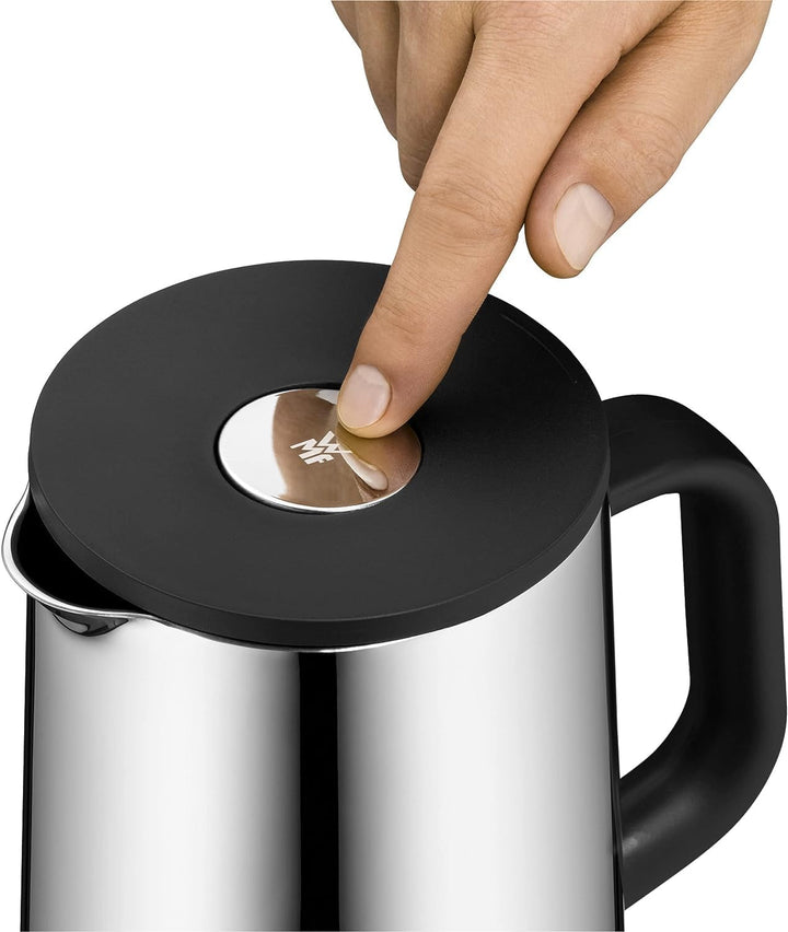 WMF Impulse Thermoskanne 1l, Isolierkanne für Tee oder Kaffee, Druckverschluss, hält Getränke 24h ka