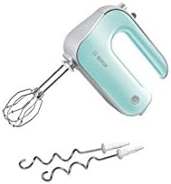 Bosch Handrührer Styline MFQ40302, 2 Rührbesen, 2 Edelstahl-Knethaken, spülmaschinengeeignet, 5 Stuf