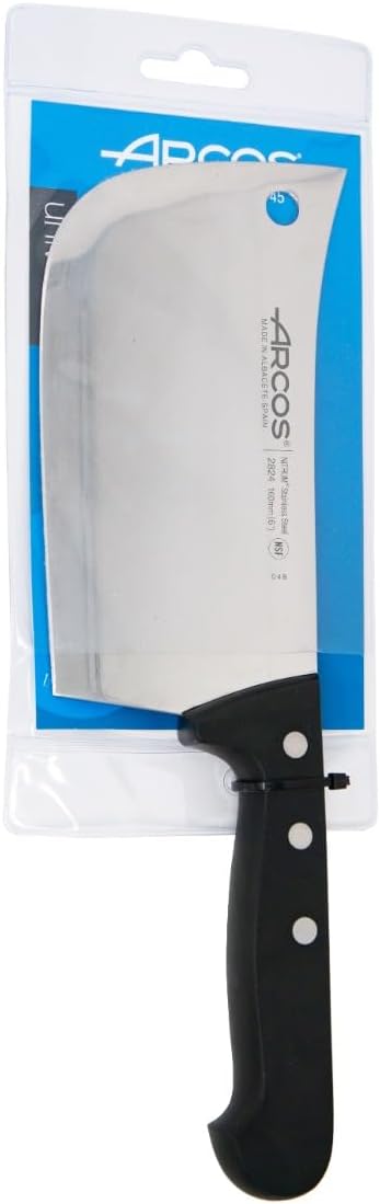 Arcos 282404 Serie Universal - Hackmesser - Klinge Nitrum Edelstahl 160 mm - HandGriff Polyoxymethyl