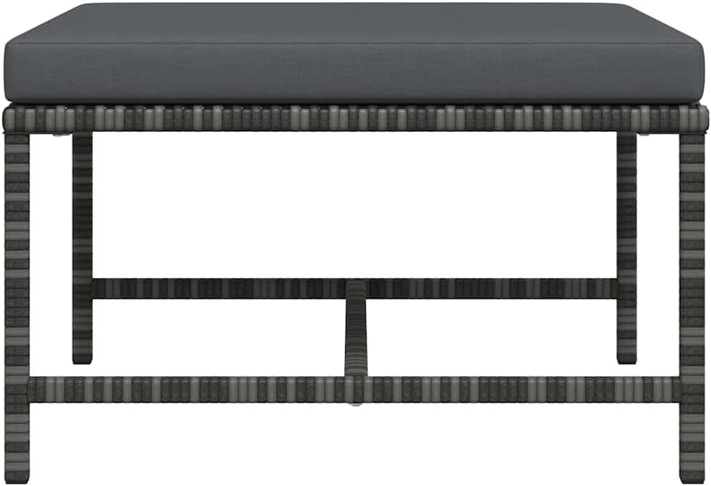 vidaXL Modular Fusshocker mit Kissen Sitzhocker Fussstütze Fussbank Gartenhocker Beistelltisch Couch
