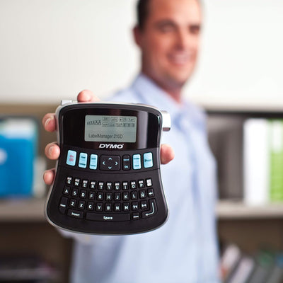 DYMO LabelManager 210D Beschriftungsgerät im Koffer | Etikettiergerät mit QWERTZ Tastatur & grossem