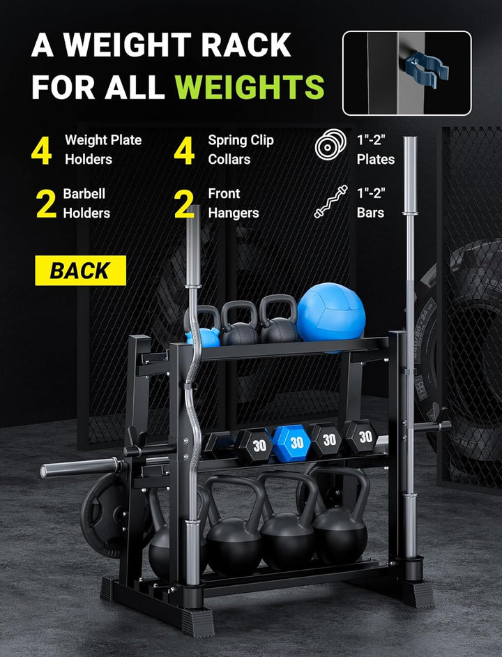 Dripex 3/5 Ebenen hantelständer kurzhanteln, Passend zu Hanteln, Kettlebells, Langhanteln, Max.500kg