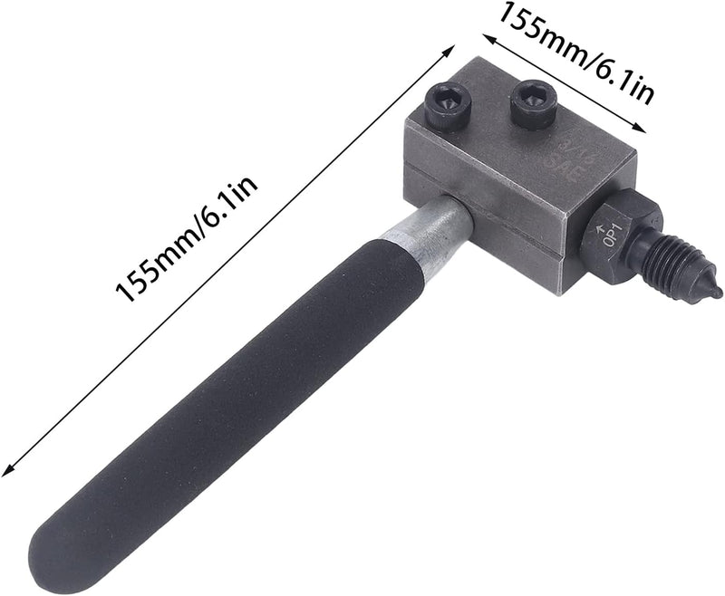 VOBOR 3/16 Zoll Bördelgerät Bremsleitung,Bremsleitung Bördelgerät 45 Degree SAE For Car Steel Nickel