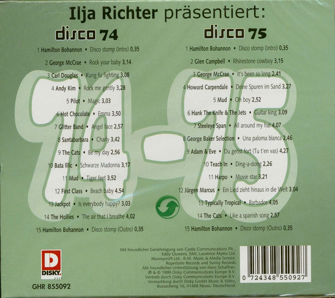 Ilja Richter präsentiert: disco 74-75, Audio-CD