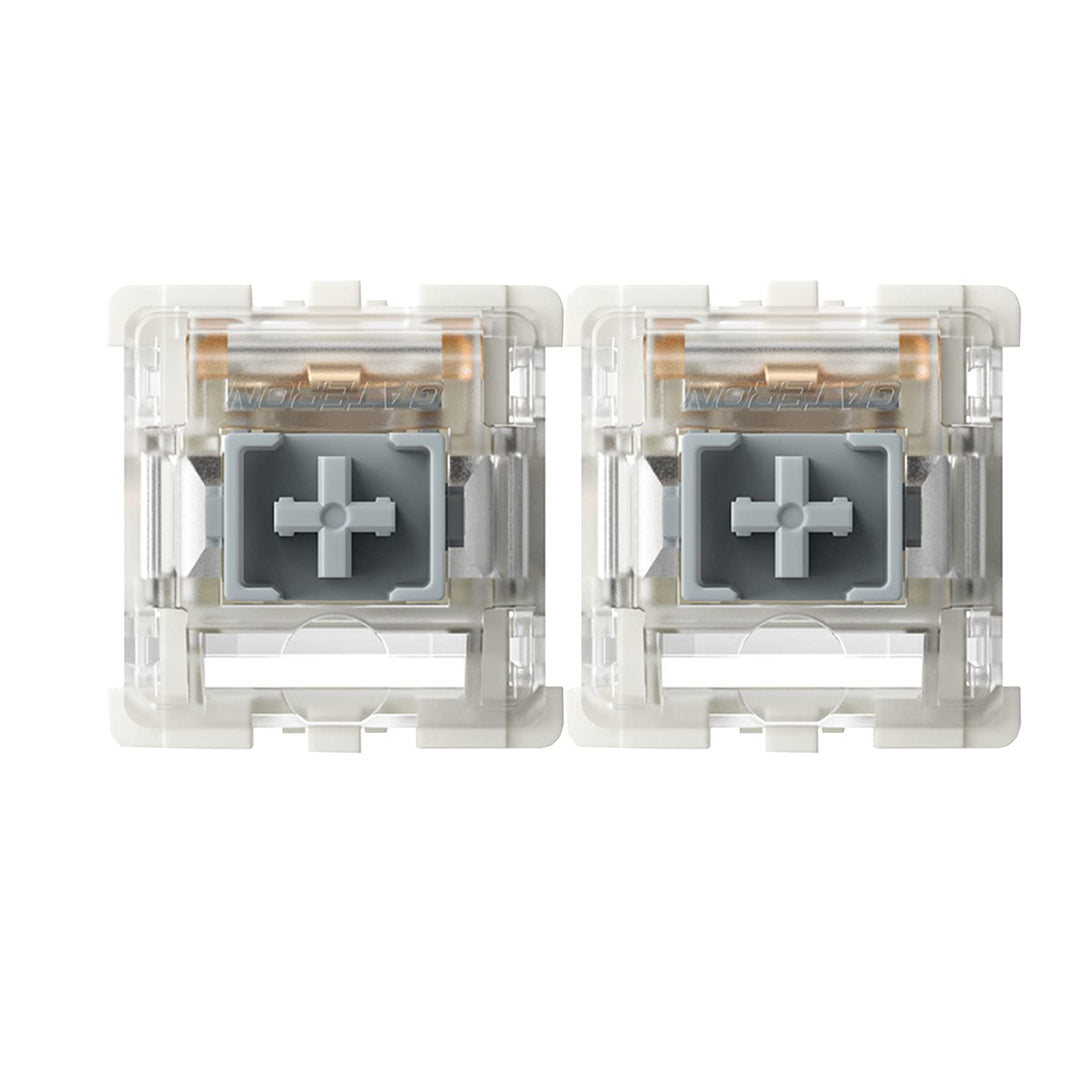 Gateron G Silver Pro Switches Vorgeschmierter 3-Pin RGB SMD Linear staubdichter Einzelfederschalter