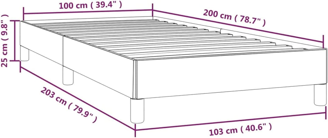 Tidyard Bettgestell Bett Polsterbett Bettrahmen Stoffbett Schlafzimmerbett Holzbettrahmen Schlafzimm