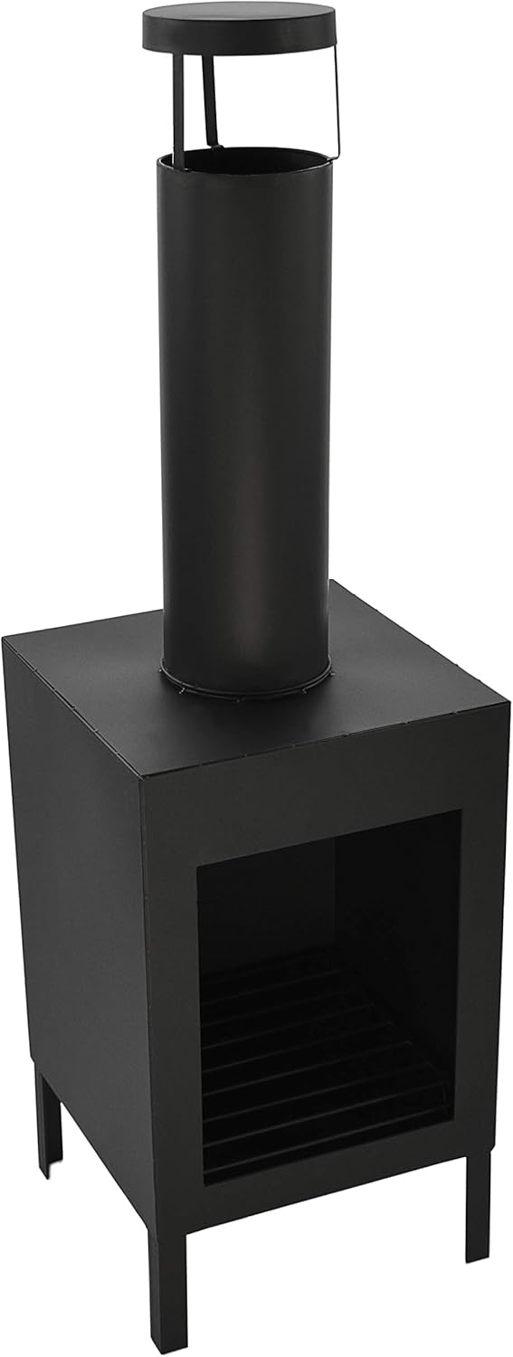 Terrassenofen Gartenofen Gartenkamin Terrassenkamin Feuerstelle Terrasse Heizung Garten Ofen Metall