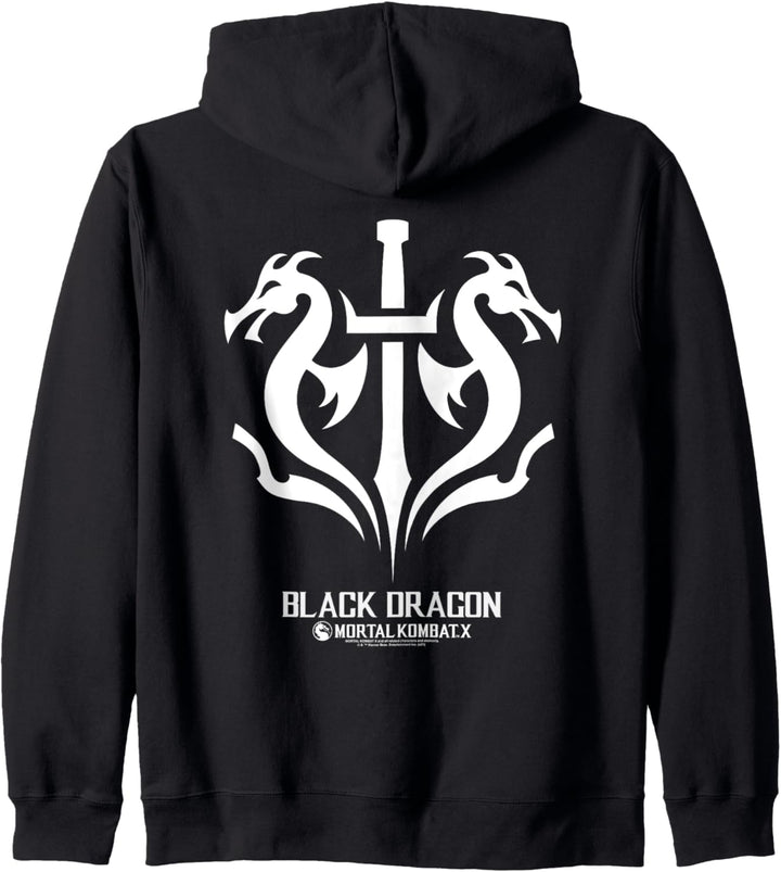 Mortal Kombat X Black Dragon Kapuzenjacke