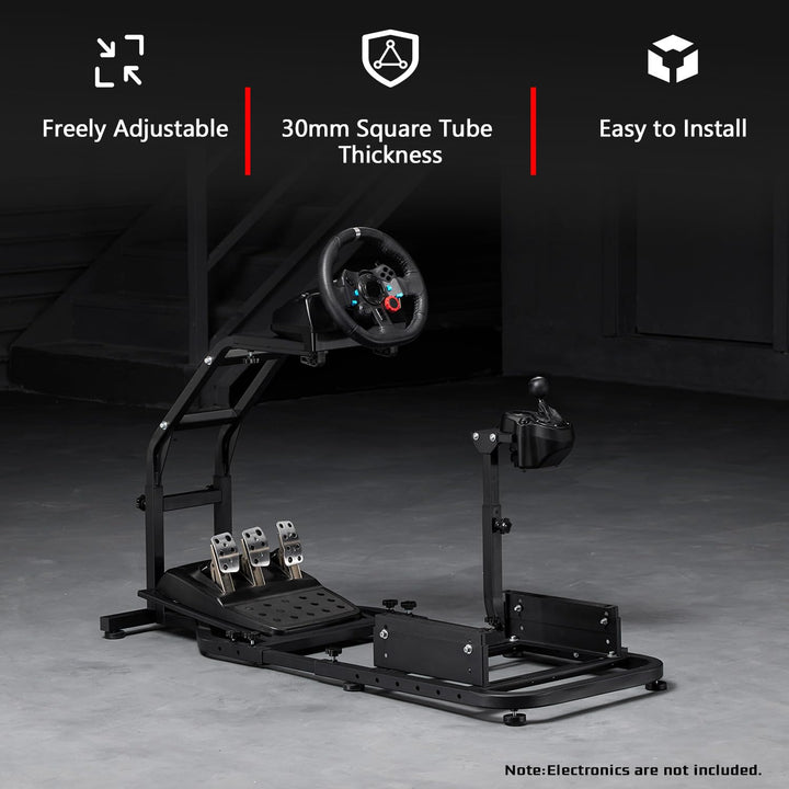 Dardoo Racing Simulator Cockpit Einstellbar Passend für Logitech G27 G29 G920 G923, Thrustmaster T30