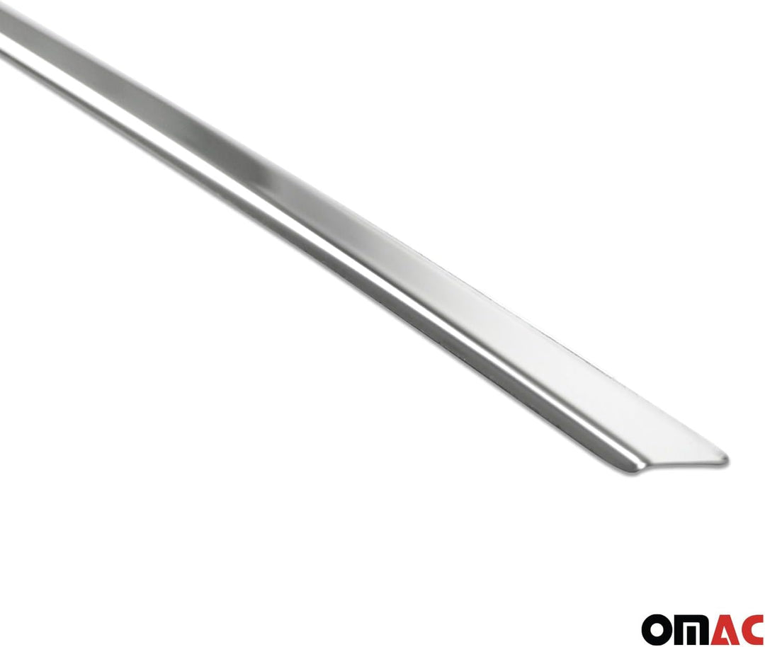 OMAC Kofferraumleiste Heckleiste kompatibel mit Opel Astra K Sports Tourer Edelstahl Chrom