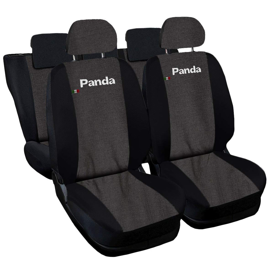 Auto Accessori Lupex - Kompatible Autositzbezüge für Panda zweite 169 und dritte 319 Reihe, Jeans sc