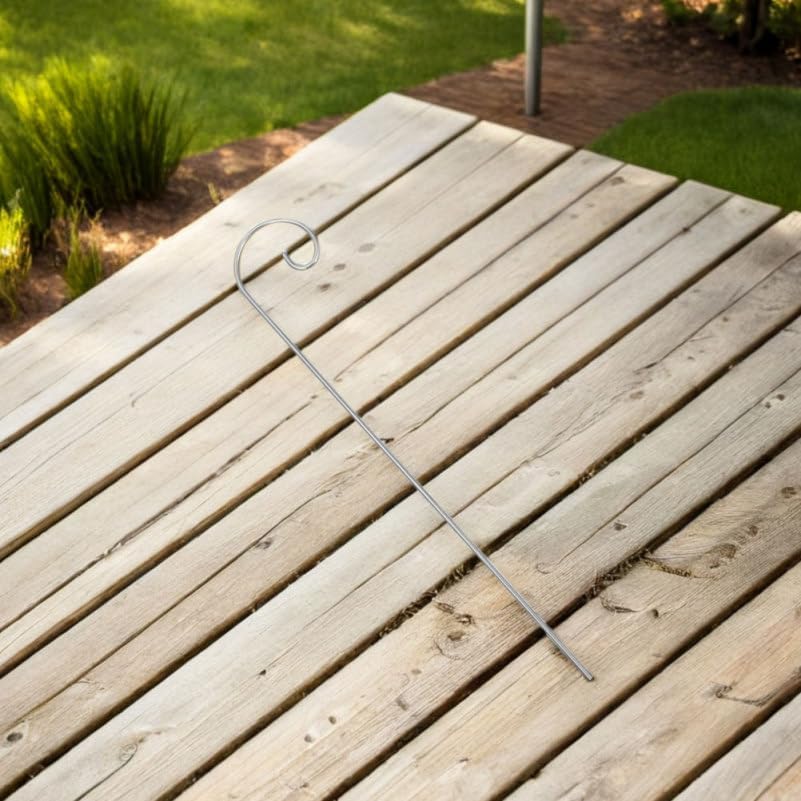 VICASKY 10PCS 30cm+10PCS 40cm Silberne Haken Für Pflanzenetiketten: Markierung Für Gemüsegarten Meta