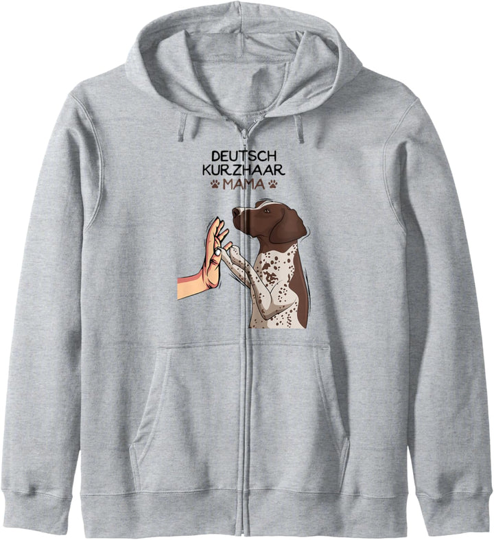 Deutsch Kurzhaar Hunde Mama Jagdhunde Kapuzenjacke