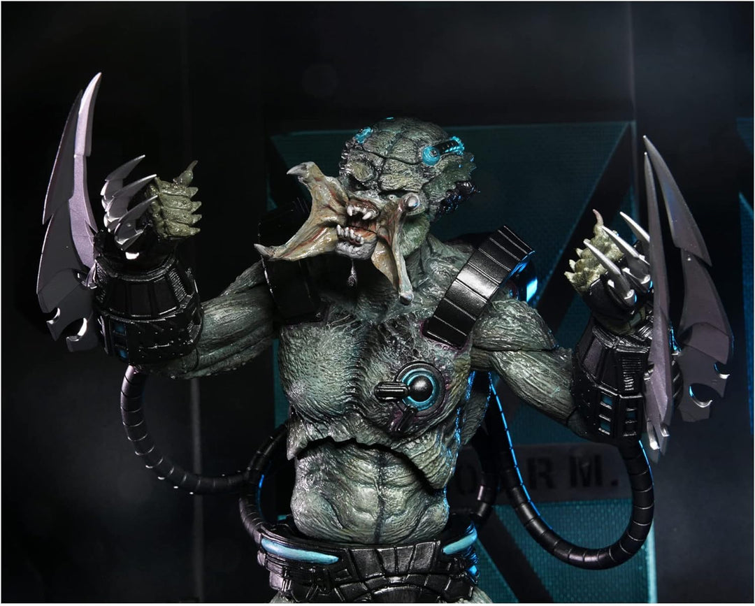 NECA Predator Concrete Jungle Figur Ultimate Deluxe Stone Heart aus Kunststoff, Geschenkverpackung.