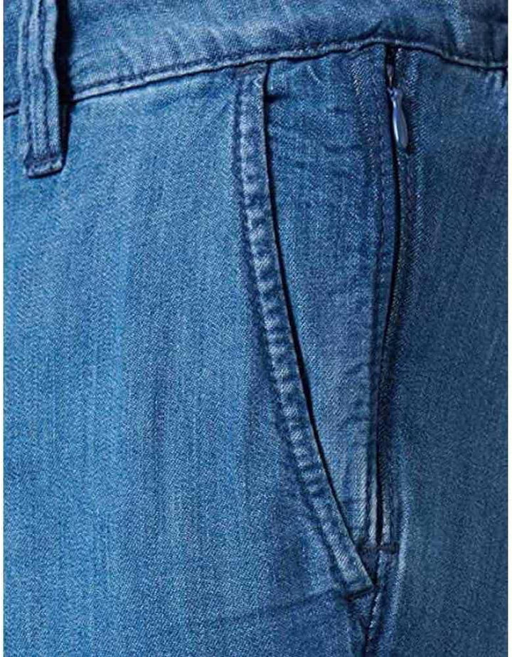 TOM TAILOR Herren Bermuda Shorts in Jeans-Optik 33 10113 - Clean Mid Stone Blue Denim, 33 10113 - Cl