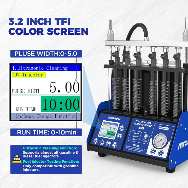 MR CARTOOL V310 GDI Kraftstoffeinspritzdüsen-Reinigungs- und Testgerät, 110V/220V Kraftstoffeinsprit
