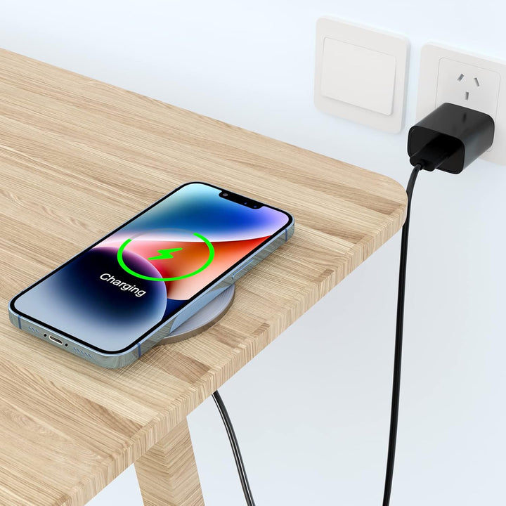 Desk Wireless Charger, Induktionsladegerät Einbau Fast Kabelloses Ladegerät Induktive Ladestation Ei