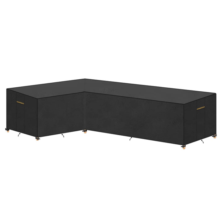 VANSHEIM L-Form Gartenmöbel Abdeckung Wasserdicht Lounge Abdeckung l-Form Schutzhülle Loungemöbel Wa