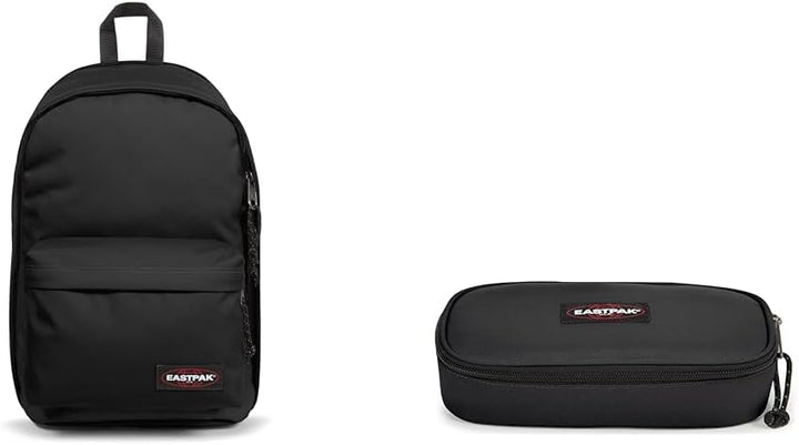 Eastpak BACK TO WORK Rucksack, 27 L Schwarz 43 cm, 27 L Bundle mit Federmäppchen, 84 cm, Schwarz 43
