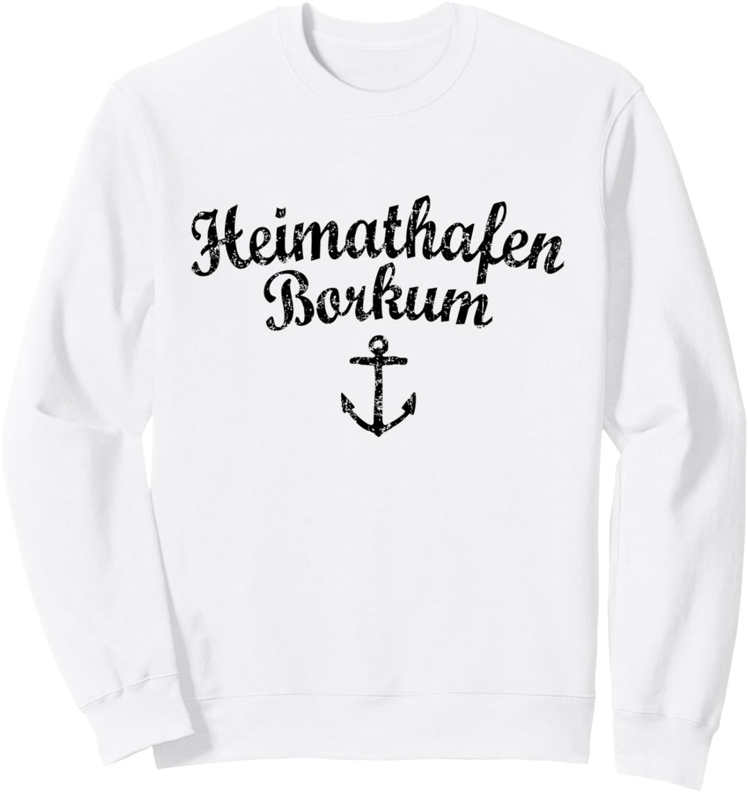 Heimathafen Borkum (Vintage Schwarz) Borkum Sweatshirt