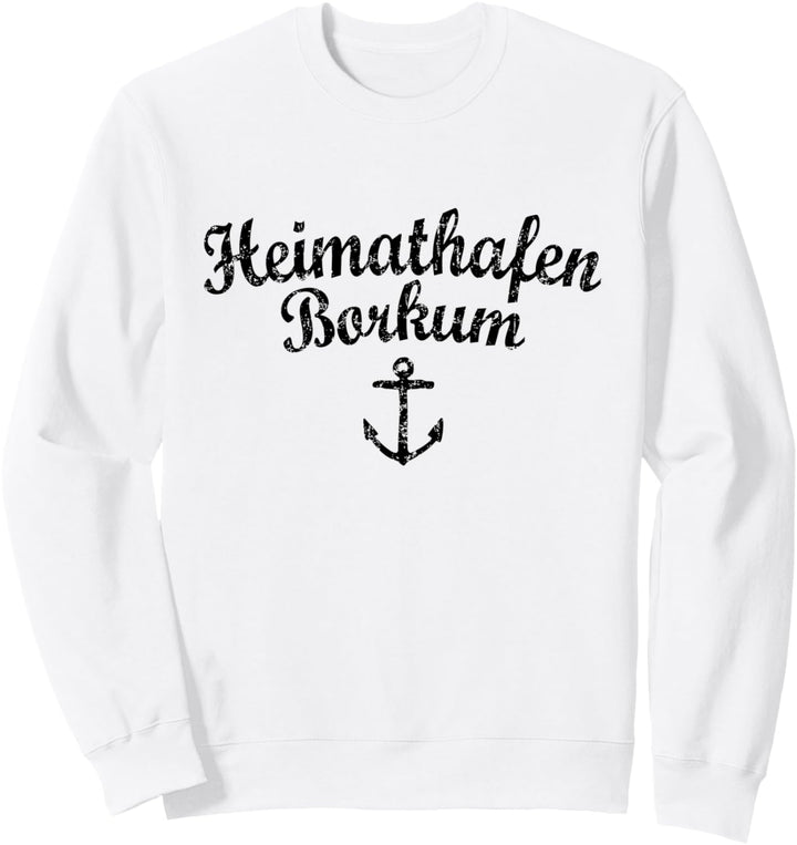 Heimathafen Borkum (Vintage Schwarz) Borkum Sweatshirt