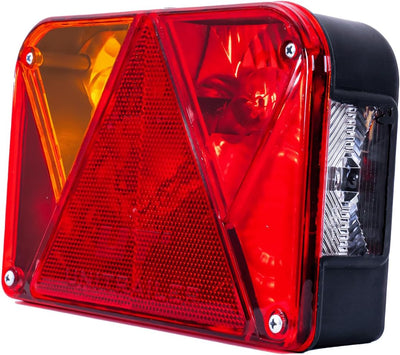 UNITRAILER Anhänger Rückleuchten Set Mit 7-pol. 7 M Kabelbaum + 2 Led-umrissleuchten