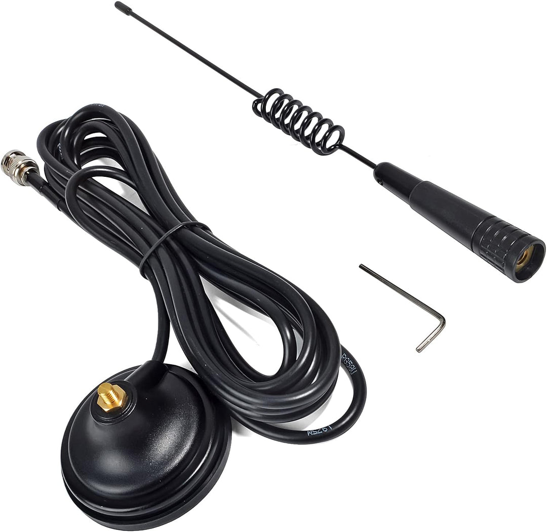 HYS 27 MHz magnetische Halterung Antenne CB Antenne kompatibel mit Cobra Midland Uniden Maxon Portab