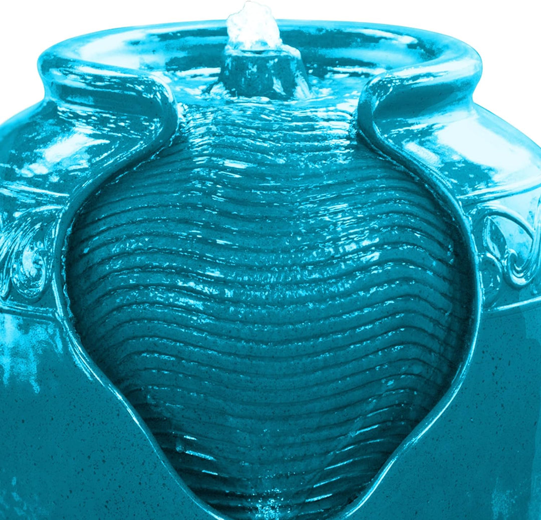 Peaktop Dekor Terrasse Garten Aquamarin wassenbrunnen Springbrunnen YG0037A-EU