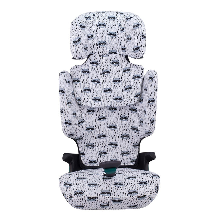 JYOKO KIDS Bezug kompatibel mit Britax Romer Kidfix, aus Baumwolle (Romer Kidfix I-SIZE, RACCOON), R