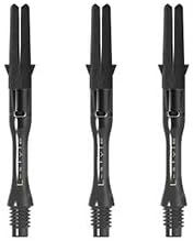 LSTYLE L-Shaft Carbon Dart Shafts - Silent (Spins) - Clear Black 300 Slim (lang) 300 Long Slim schwa