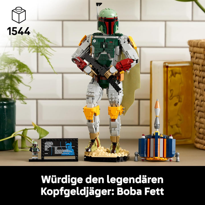 LEGO Star Wars: Die Rückkehr der Jedi-Ritter Boba Fett Figur - mit Helm, Blaster &amp; Kopfgeldjäger Min