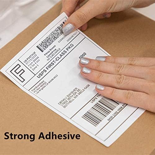 Phomemo 4"x6" Thermal Direct Shipping Etikett,500 Stk 4x6 selbstklebendes Thermo-Versandetikettenpap