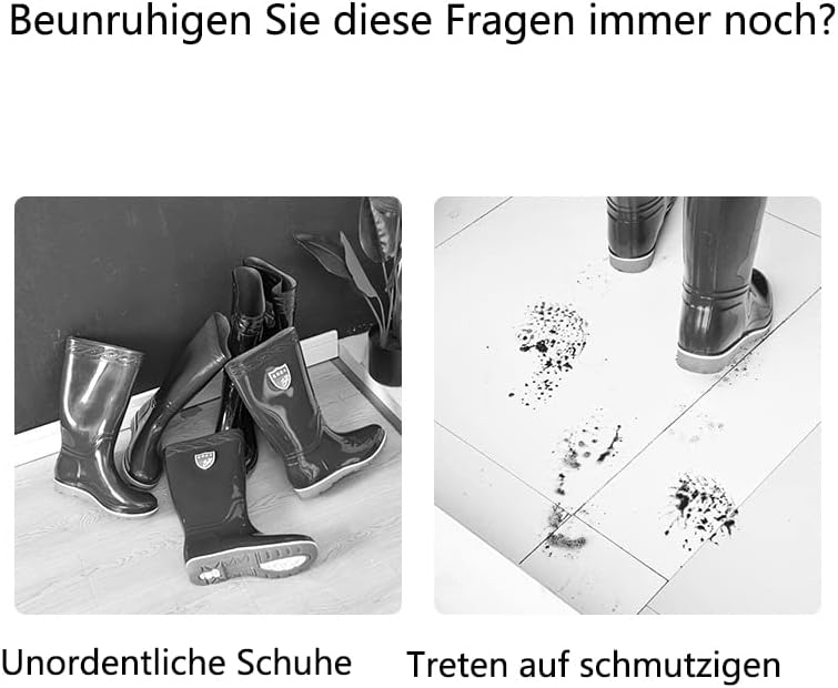 suntonmoto Schuhabtropfschale, Schuhregal, 2er-Set, 60 x 40 x 3 cm, Abtropfschale, Schuhabtropfschal