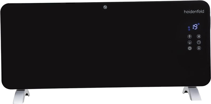 Heidenfeld Konvektor Heizung GK200 | 𝟯 𝐉𝐀𝐇𝐑𝐄 𝐆𝐀𝐑𝐀𝐍𝐓𝐈𝐄 - Glaskonvektor 2000 Watt - Heizlüfter - Heizk