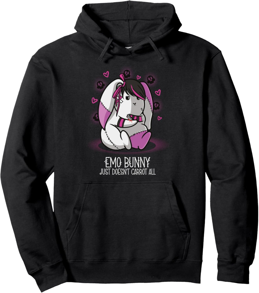 Hase Emo Bunny Pullover Hoodie