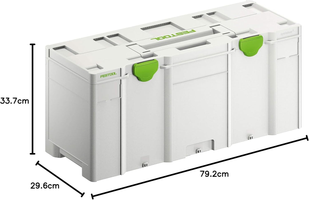 Festool Systainer³ SYS3 XXL 337 (mit Abdeckung für Beschriftungsfeld)