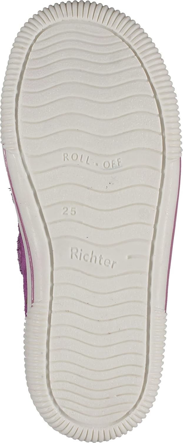 Richter Kinderschuhe Mädchen Vali Sneaker 25 EU Weit Rosette Candy, 25 EU Weit Rosette Candy