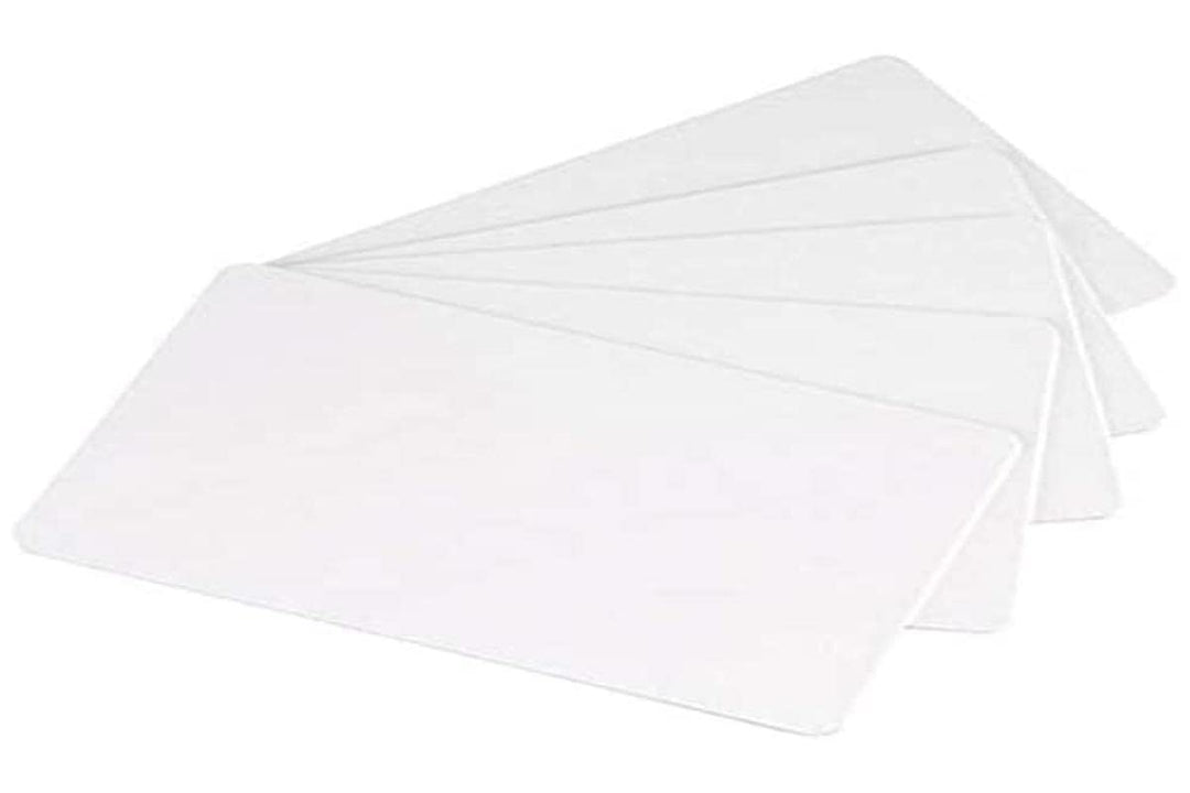 Zebra Plastikkarten, bedruckbar Premier PVC 30 MIL (B x H) 85mm x 54mm Weiss 500er Set
