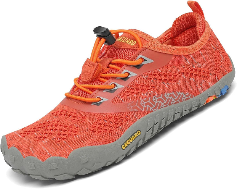 SAGUARO Kinder Barfussschuhe Schnell Trocknend Badeschuhe,24-36 EU 26 EU Orange, 26 EU Orange