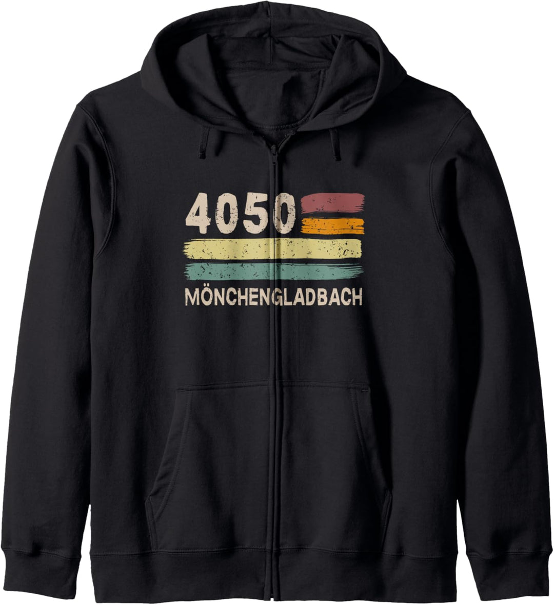 4050 Mönchengladbach Retro Postleitzahlen Alte PLZ Vintage Kapuzenjacke