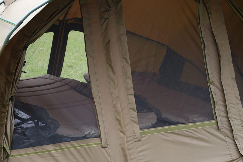 MK-Angelsport 1-2 Personen Karpfenzelt Angelzelt Bivvy Fort Knox 2.0 Anglerzelt - 160cm hohe Innenka