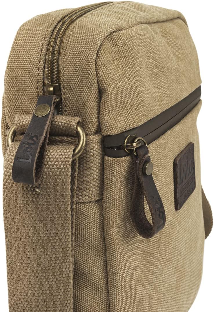 Lois - Umhängetasche Herren Klein mit verstellbarem riemen - Herren Umhängetasche Klein hergestellt