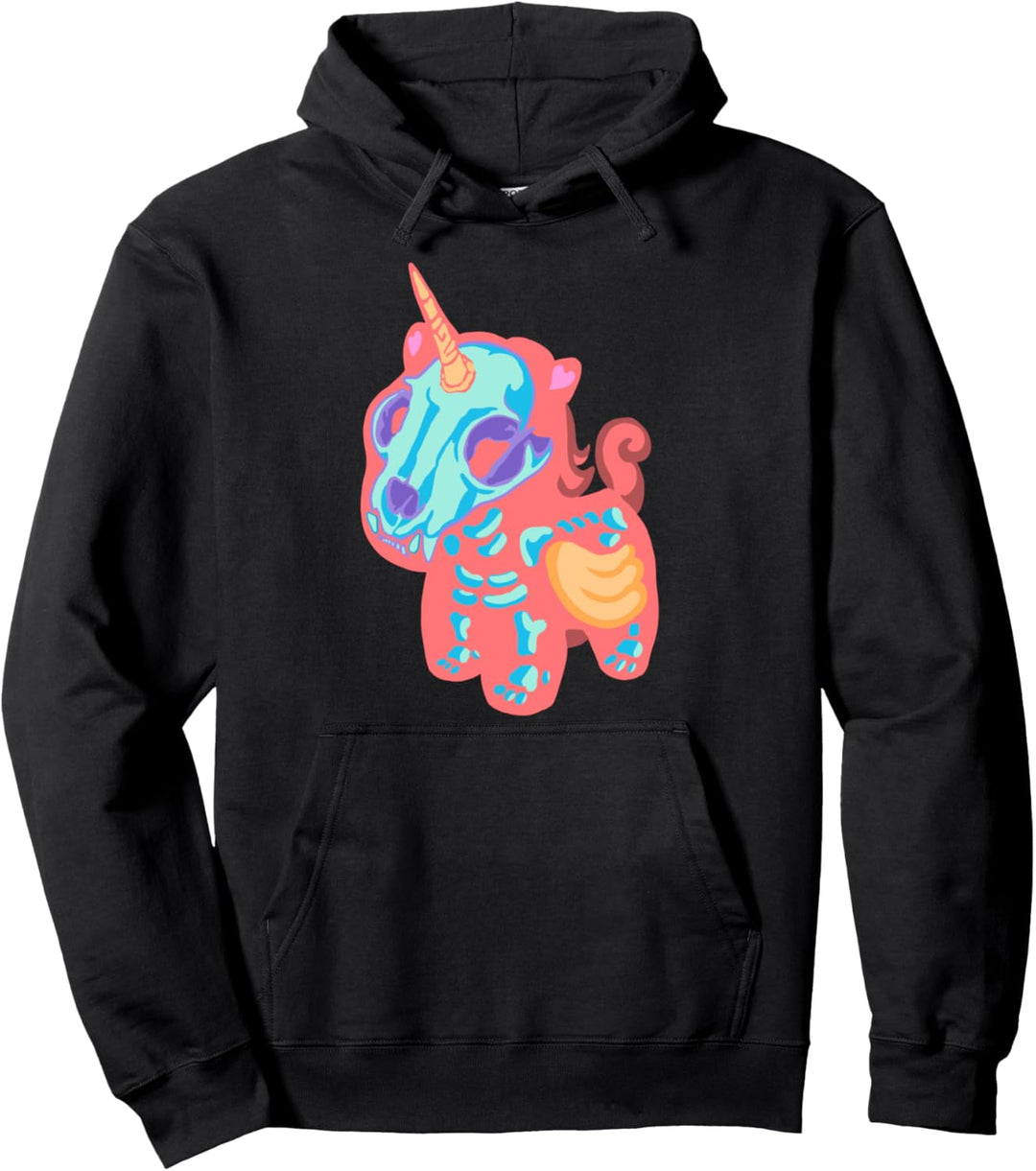 Innen heraus Einhorn Pastell Goth Kawaii Pullover Hoodie