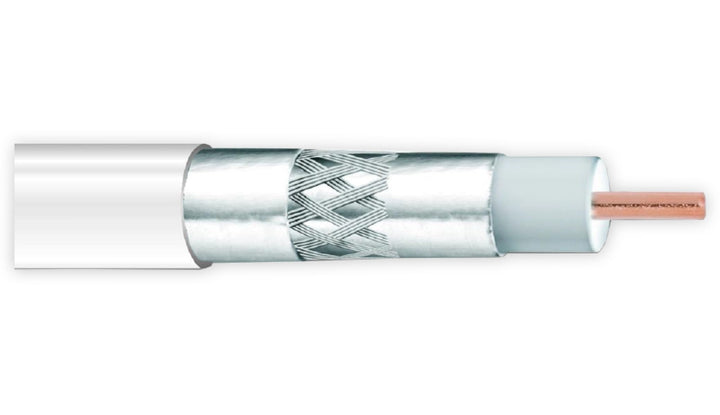 Ankasat SK 120dB - 100m CPR - 120 dB Koaxial Sat Kabel 3-Fach geschirmt 100 Meter Stahl-Kupfer Innen