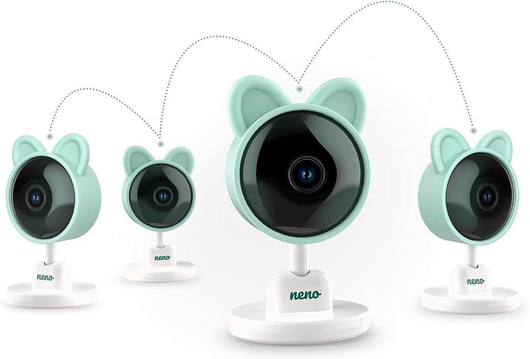 NENO Bambino Baby Monitor – elektronisches Babyphone mit Empfänger - Nachmodus - Alarmfunktion - Lul