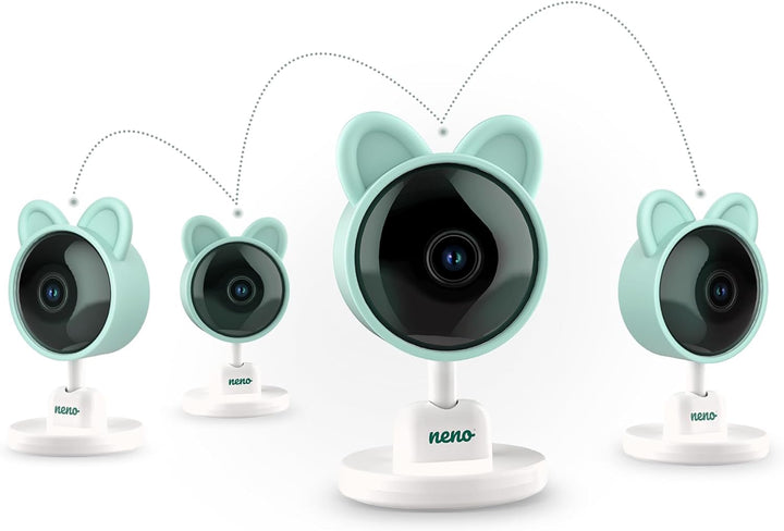 NENO Bambino Baby Monitor – elektronisches Babyphone mit Empfänger - Nachmodus - Alarmfunktion - Lul