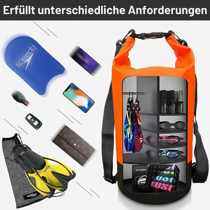 Blackace arteesol Dry Bag wasserdichte Tasche 5L/10L/20L/30L Wasserfester Beutel Packsack mit Langen