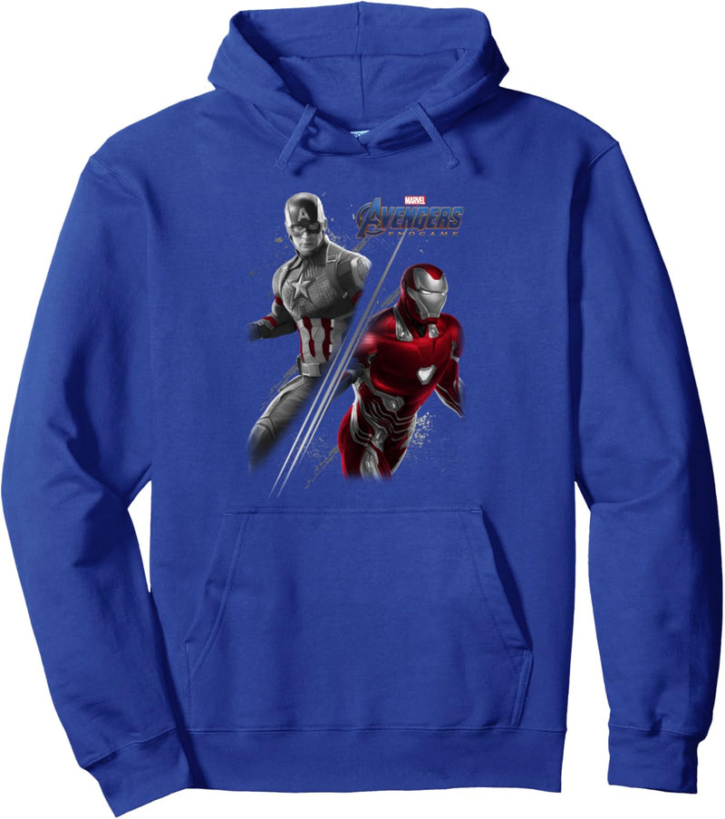 Marvel Avengers Endgame Captain America Iron Man Poster Pullover Hoodie