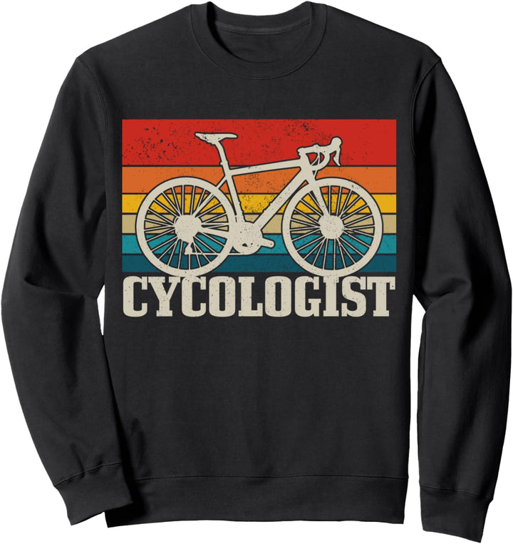 Rennrad Vintage Cycologist Lustig Rennradfahrer Geschenk Sweatshirt